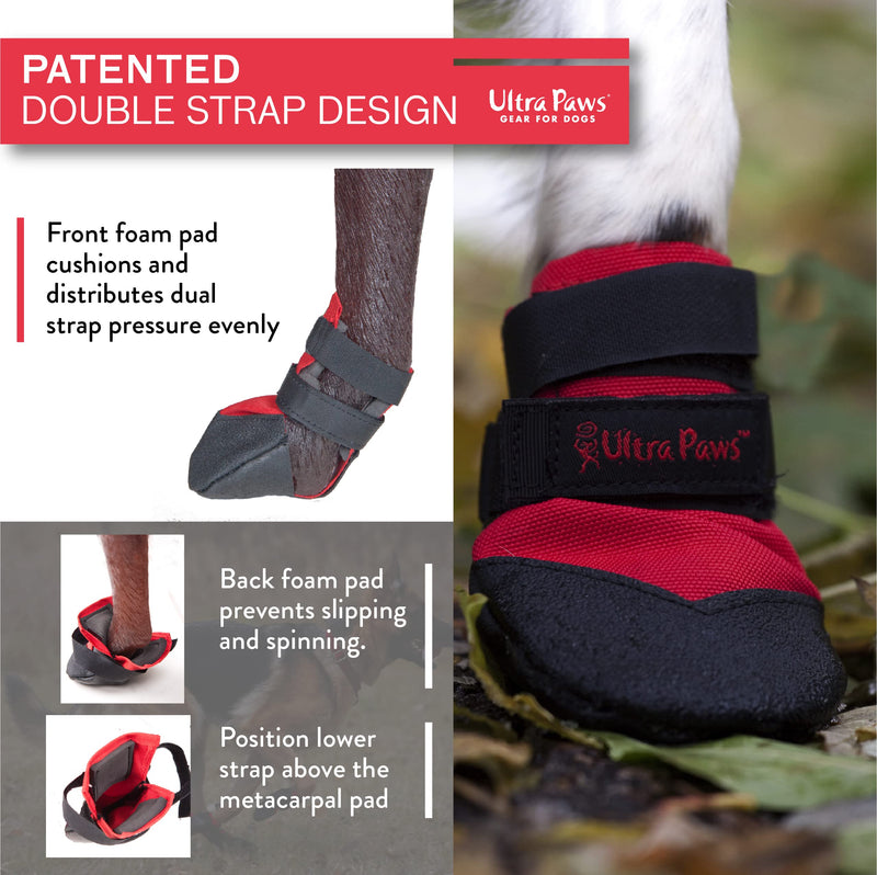 Rugged Dog Boots & Paw Protectors for Small, Medium and Large Dogs Black (Size 6) Size 6 (M) - PawsPlanet Australia