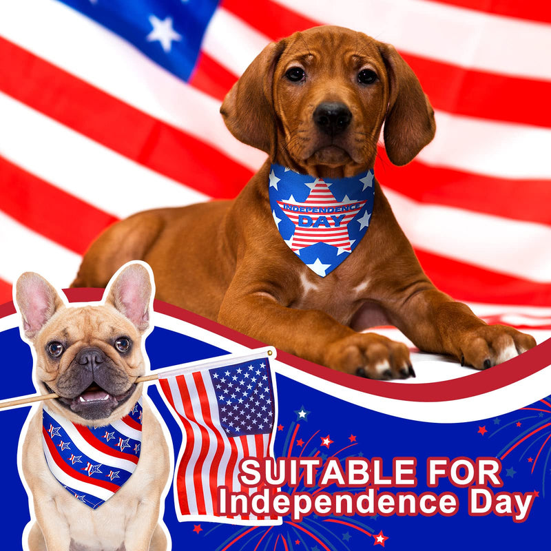 Sadnyy 40 Pcs Veteran Day Dog Bandana Bulk Memorial Patriotic American Flag Star Stripe Adjustable Bandana for Dogs 4th of July Puppy Kerchief National Independence Red White Blue USA Pet Scarf(XL) XL - PawsPlanet Australia