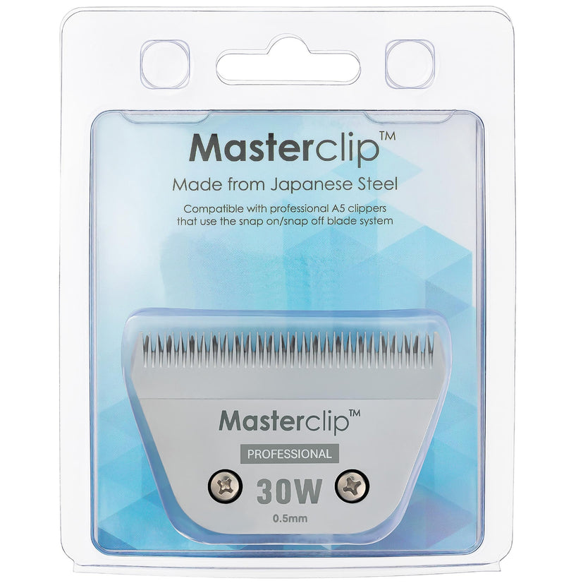 30W 0.5mm Light Duty Horse Clipper Blade - Available in Coarse, Medium, Fine, Superfine (A5 Wide Body Blade) 30W Superfine cut wide body blade 0.5mm