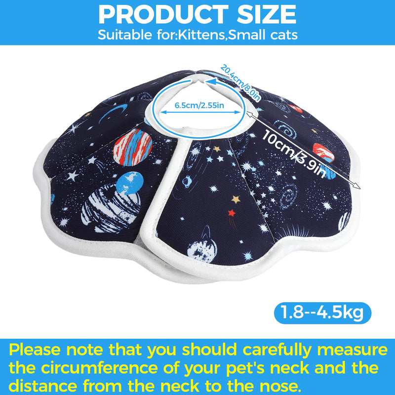 Cat Collar Soft S, Cat Collar Lick Protection for Kittens and Small Cats, 1.8-4.5 kg, Comfortable Collar Cat After Surgery