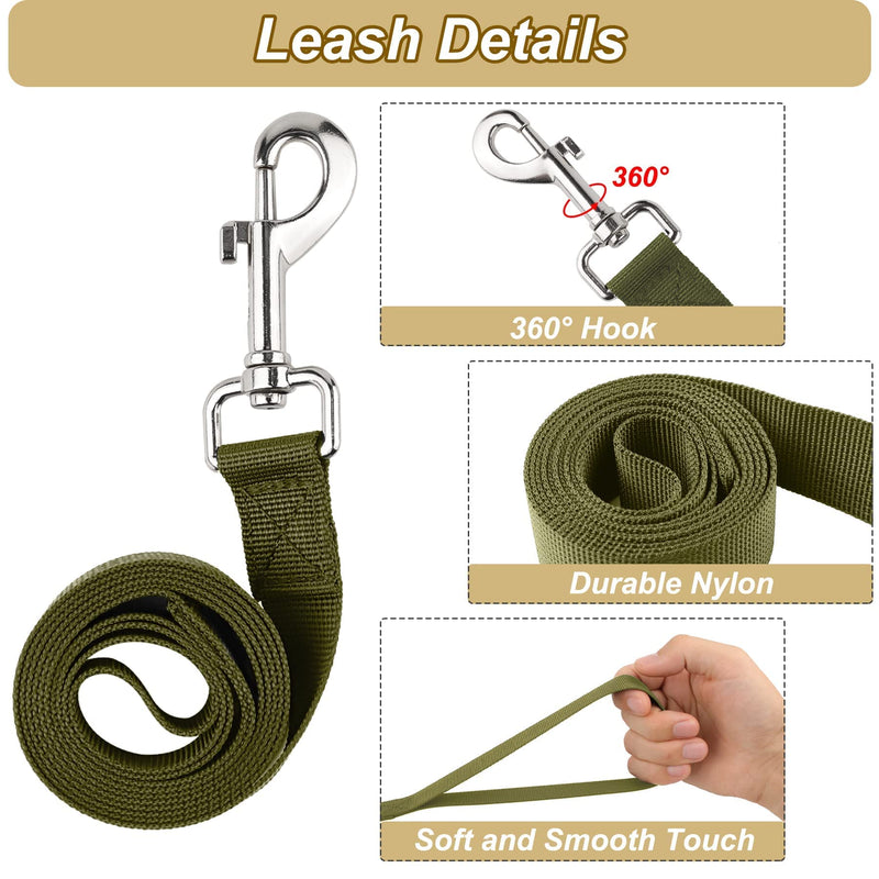 Annchwool Tactical Dog Harness for Small Dogs with Handle, Military Service Dog Vest and Leash Set for Outdoor Training Walking Hiking, Adjustable (Black, Camo) Green Camo XS (Neck:9.7"-14")(Chest: 11.8"-19") - PawsPlanet Australia