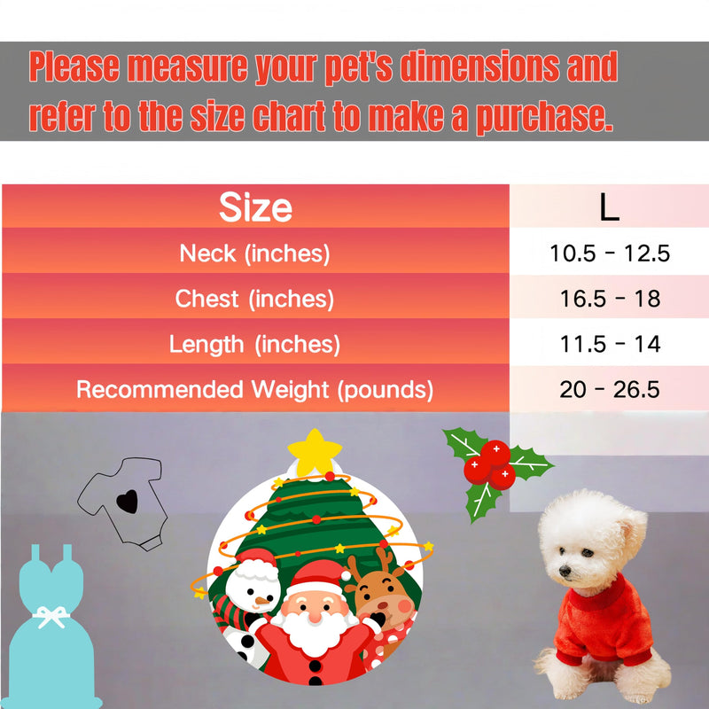 Holiday Christmas Reindeer Fleece Pet Sweater - Warm Pet Outfit for Dogs and Cats, Soft Fleece Pet Clothing for Winter, Festive Pullover Apparel for Furry Friends (Large, Christmas Reindeer Coat) Large - PawsPlanet Australia