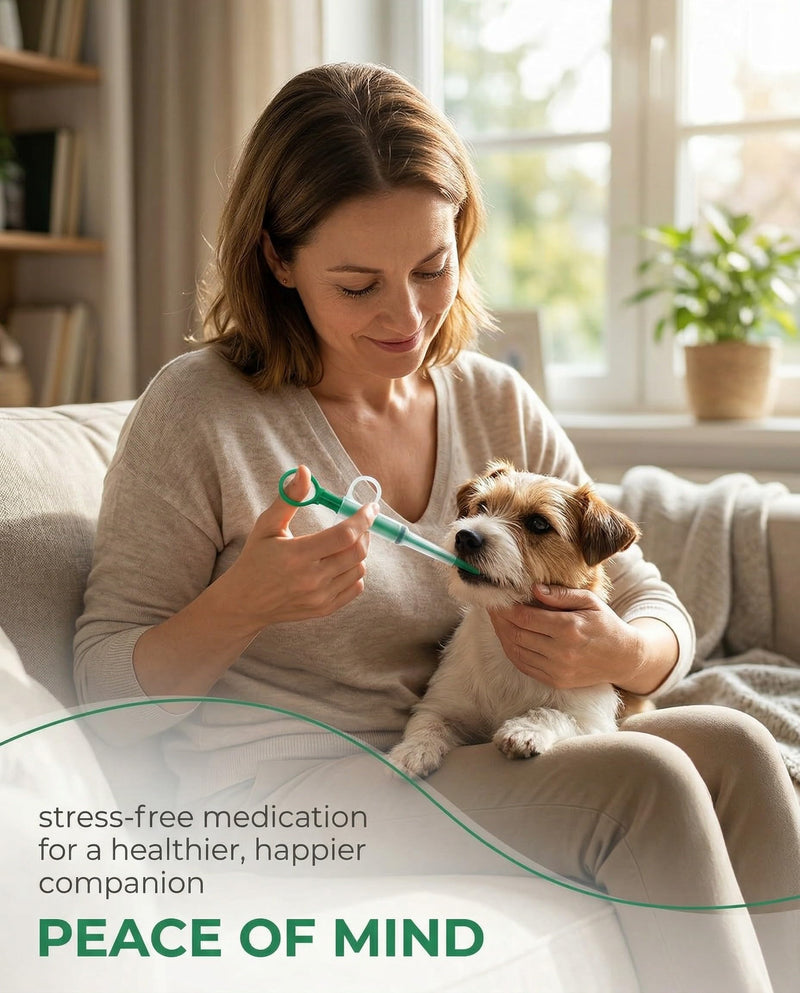 3 Pieces Tablet Dispenser for Cats, Medication Feeder Pet Pusher Shooter Pill Feeder Pet Medication Syringe Dogs Pet Feeders for Cats Dogs Small Animals (Green)