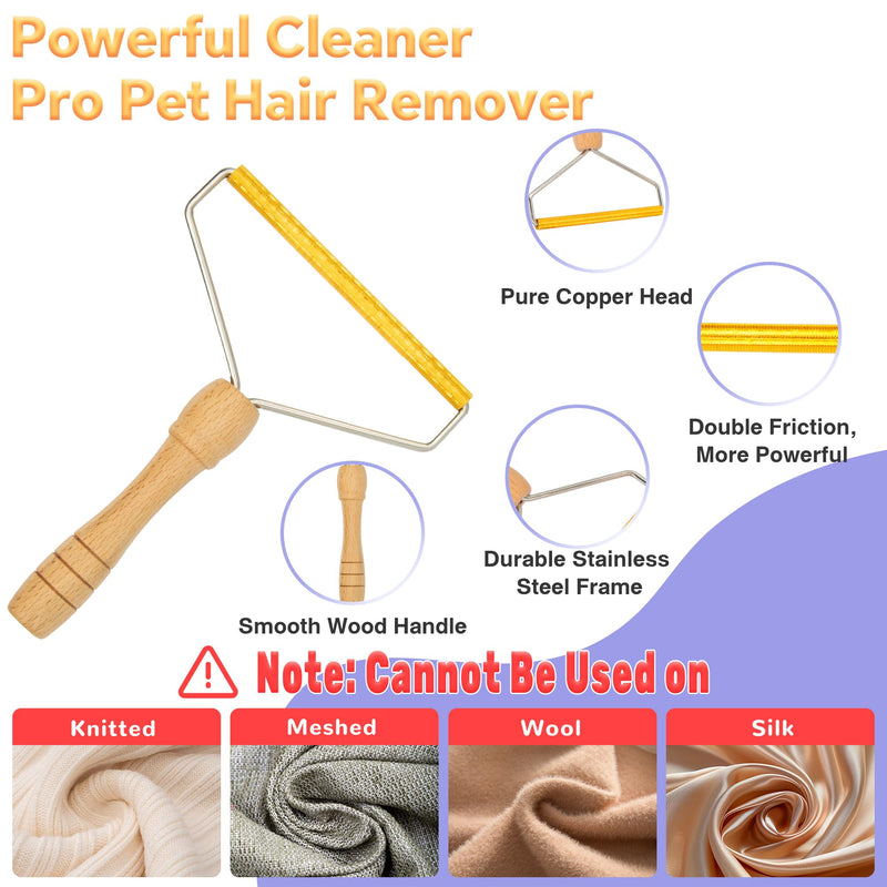 4 Pack Pet Hair Removal Tool, Cleaner Pro Pet Hair Remover for Cat and Dog, Reusable Carpet Scraper Lint Remover, Lint Shaver for Couch, Carpet, Clothing, Bedding, Car, Furniture, Pet Towers 4 Packs - PawsPlanet Australia