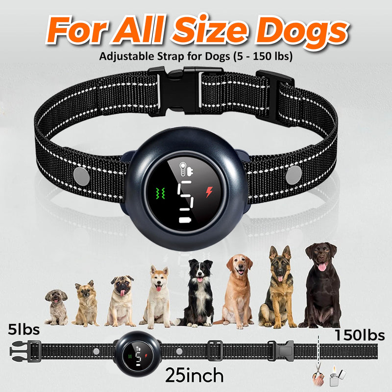 Neoally 2 in 1 Dog Training and Bark Control Collar: Smart Anti Barking Collar with and with No Remote for 5-150 lbs Small Medium Large Dogs. Rechargeable and Waterproof Receiver - PawsPlanet Australia