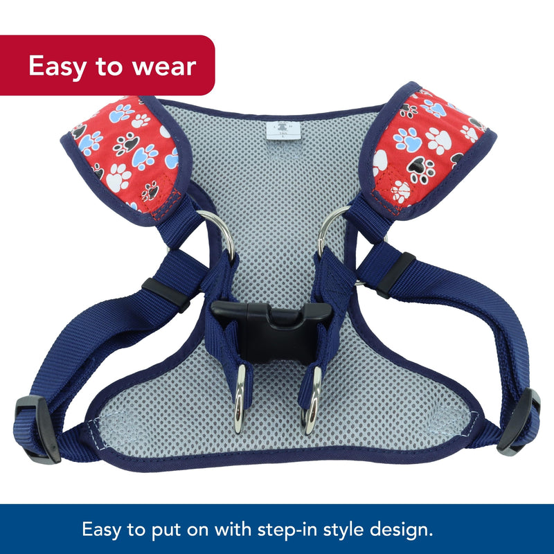 Coastal Pet Ribbon Designer Wrap Adjustable Dog Harness - Large & Small Dog Harness - Breathable Mesh Harness for Dogs Pet Supplies for Dogs - Yellow Buttercup, 3/4" x 22-28" - PawsPlanet Australia