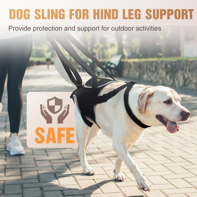 Dog Lift Harness for Extra Large Dogs, Dog Harness with Handle for Lifting, Dog Back Leg Support Harness for Weak Hind Legs to Prevent Dogs from Falling, Breathable and Comfortable, Easy to Wear- XL Hind Leg Sling - PawsPlanet Australia