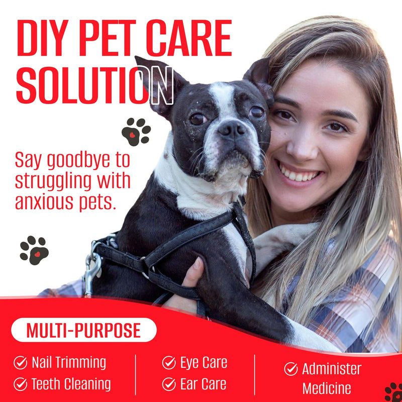 Dog Grooming Hammock for Large Dogs – Dog Restraint for Nail Trimming with Pet Nail Clipper – Dog Sling for Grooming, Dog Hammock for Nail Cutting & Grooming Harness (Legs Spacing:13-16”)/Max W:60lb) L (Leg Spacing: 13-16") / 60 Pound) - PawsPlanet Australia