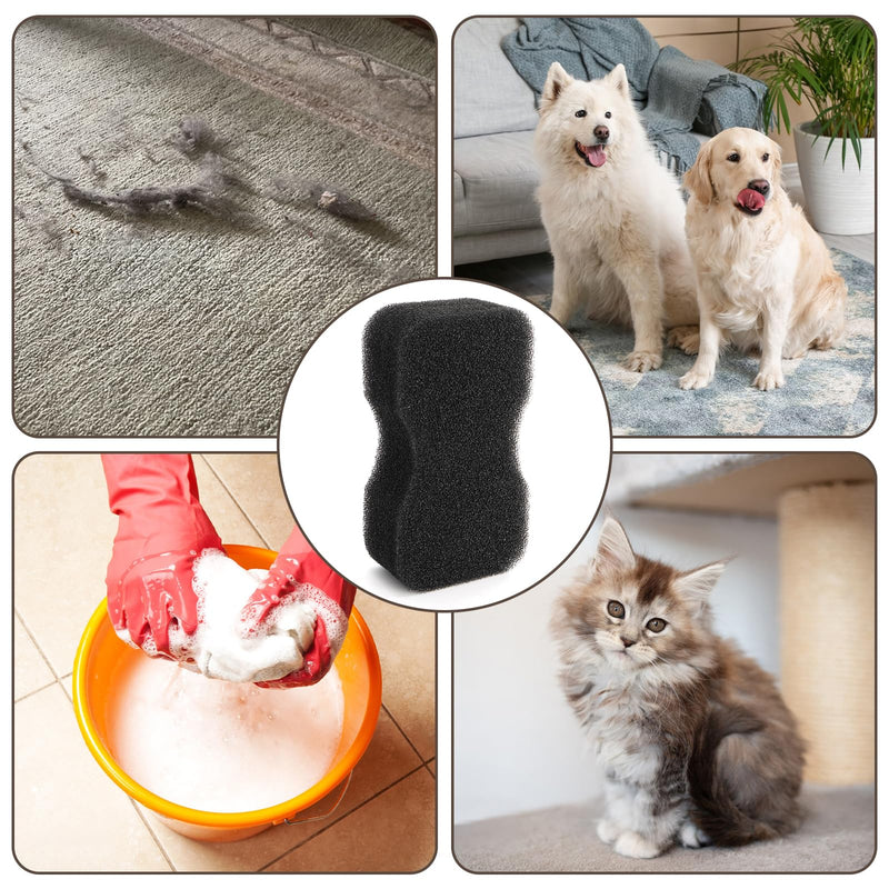 6 Pack Horse Groomer Sponge, Durable Horse Bath Sponge Block for Cleaning and Massage, Reusable Brush Scrubber for Body Hair, Horses Grooming Tool Supplies for Large Dog and Cat, Easy to Grasp - PawsPlanet Australia