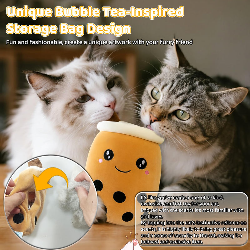 Cat Brush for Severely Matted Fur Cats, Pet Dense Undercoat Combing Brush for Knotted & Wide-pitch Dog Brush, One-Click Hair Removal Gentle Undercoat Comb for Thick, Dense Fur Cats & Dogs - PawsPlanet Australia