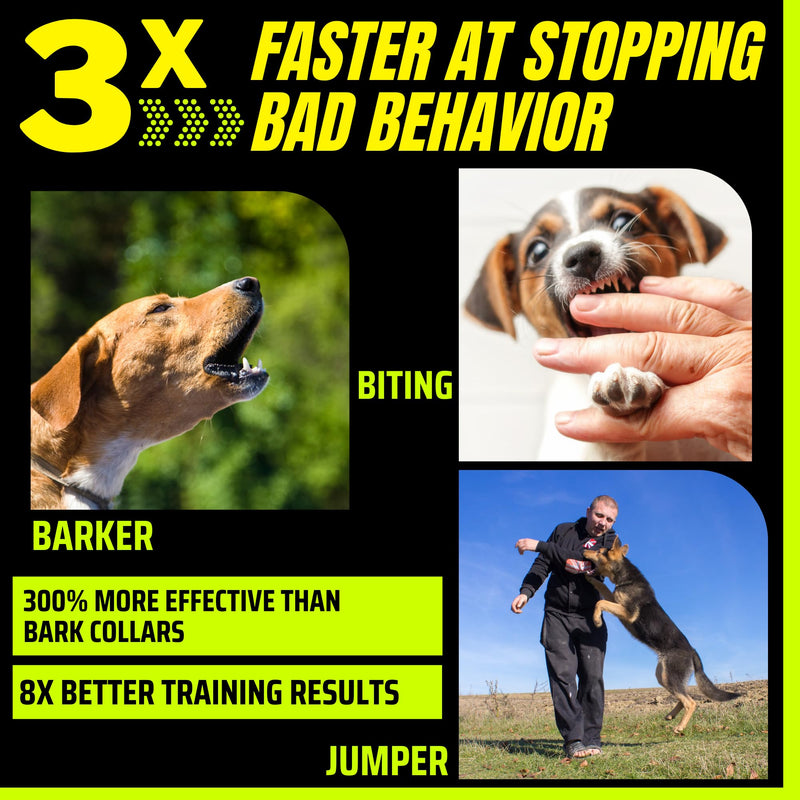 BarxBuddy 2nd Gen Dog Bark Deterrent Devices | Long Range Ultrasonic | Bark Collar Alternative | Dog Training Indoor/Outdoor | Rechargeable Anti Bark Device for Dogs (Black) Black - PawsPlanet Australia