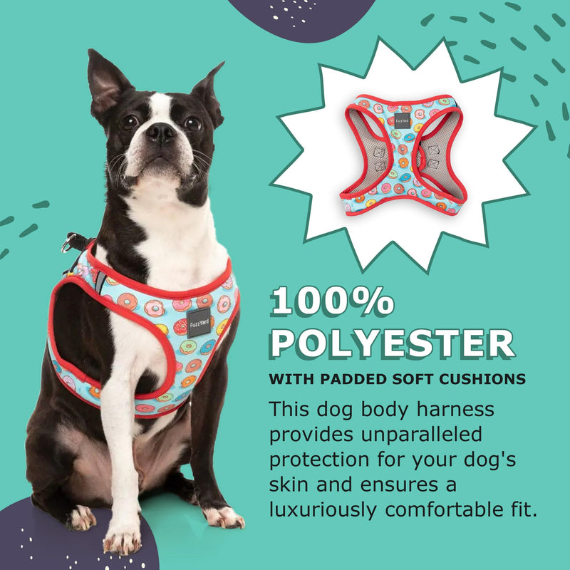 FuzzYard You Drive Me Glazy Step in Dog Harness | Size XL | Comfortable Fit for Everyday Walking & Training Extra Large - PawsPlanet Australia