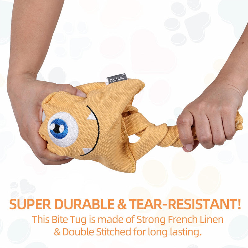 Interactive Dog Tug Toy,Indestructible Dog Toys for Aggressive Chewers,Tough Squeaky Ball Toy Rope Toy for Training,Tug of War Dog Toy for Medium and Large Dogs - PawsPlanet Australia