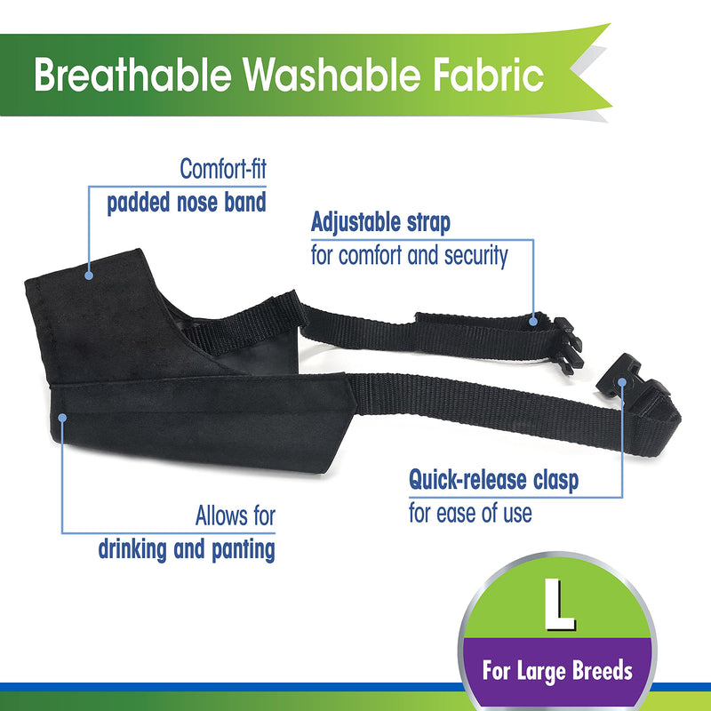 Four Paws Walk-About Quick-Fit Dog Muzzle 4 - Large 4-Large - PawsPlanet Australia