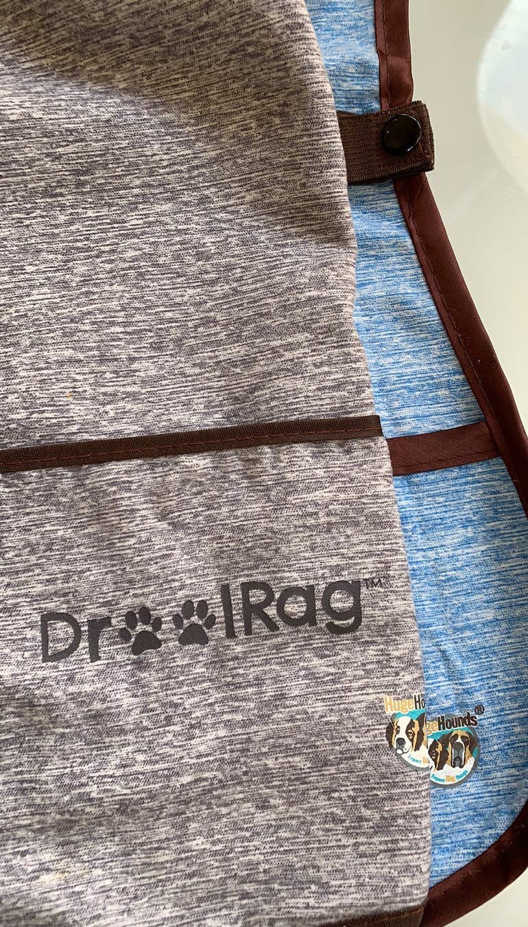 DroolRag Dog Drool Towel (Grey) Grey - PawsPlanet Australia