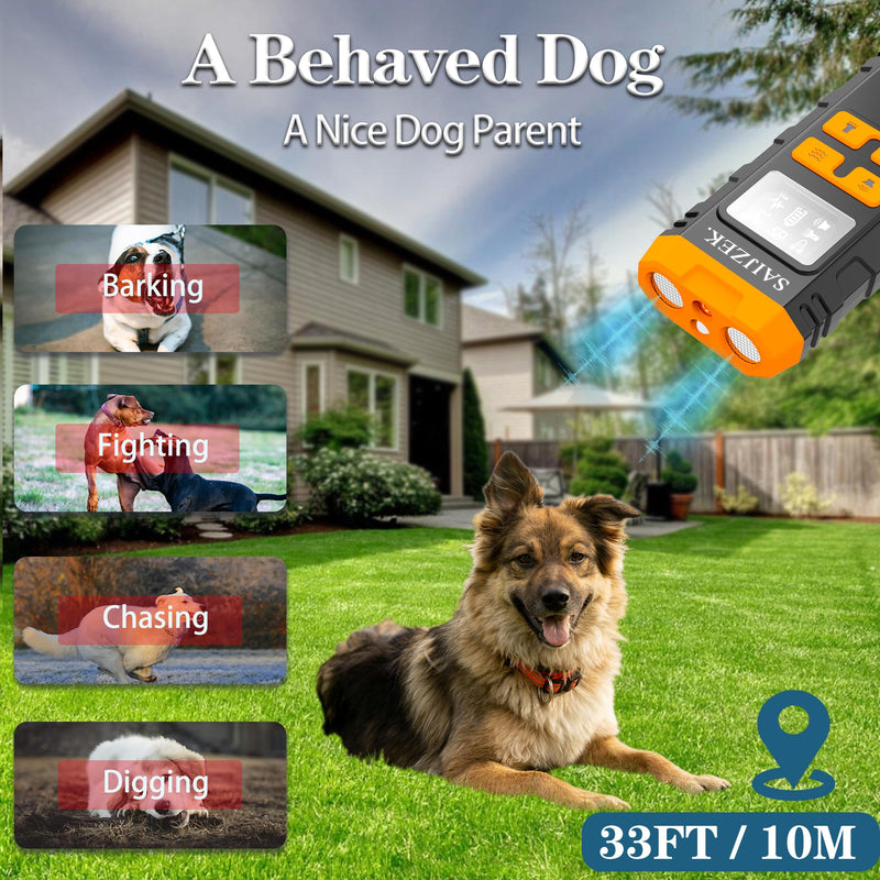 Ultrasonic Dog Trainer G3, Anti-Barking Device for Dogs, 2025 Upgraded Sonic Bark Deterrent, 5-in-1 Handheld Discipline Training Tool to Stop and Control Barks, Bad behaviors Black-G3 - PawsPlanet Australia