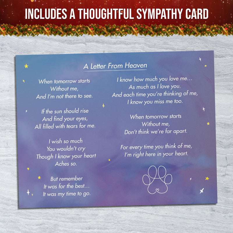 Rainbow Bridge Cat Memorial Gifts - I'll Meet You at The Rainbow Bridge - Pet Loss Gifts, Bereavement, Sympathy Keepsake Cat Mom Gifts for Loss of Pet Cat and Woman - PawsPlanet Australia