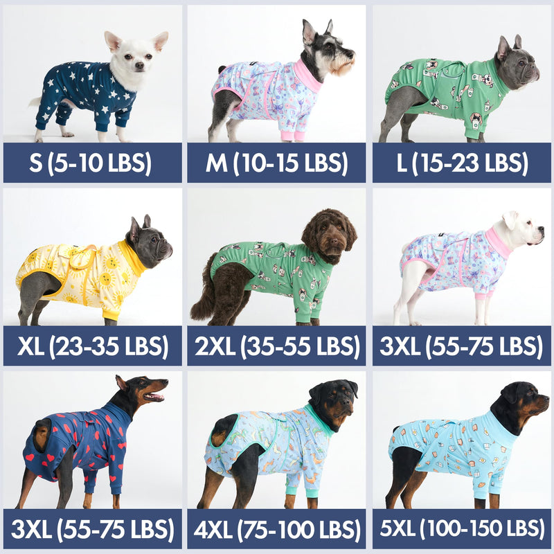 Spark Paws Dog Surgery Recovery Suit – Dog Recovery Suit After Surgery, Anti-Lick Dog Onesie, Abdominal Wound Protector, Soft Cone Alternative for Spay Neuter Male Female Pet Recovery - Butterfly, 4XL 12 Butterfly 4XL: 75-100lbs - PawsPlanet Australia