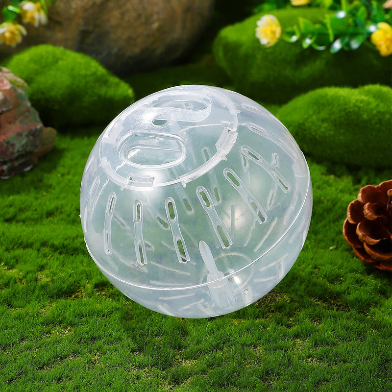 Totority Hamster Exercise Ball 2pcs Small Pet Running Wheels for Hamsters & Hedgehogs, Ventilated Safe Activity Sphere with Easy-Clean Design - PawsPlanet Australia