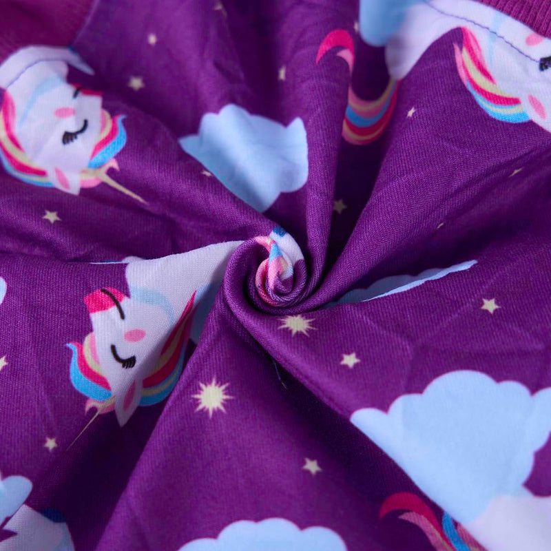PetWarm Dog Cone Alternative After Surgery, Dog Recovery Suit, Substitute E-Collar Prevent Dog Onesies Pet Surgery Recovery Suit Female Male Dog Onesie for Spay Neuter, Unicorn Pattern, Purple, XS X-Small Pink