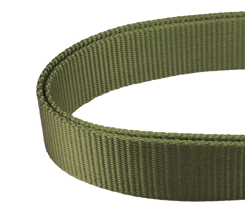 Mikivery Martingale Dog Collar Nylon Adjustable and Safety Training Colourful Comfortable Metal Buckle Pet Collars for Small Medium and Large Dogs(Military Green,L) Military Green L：17"-25" - PawsPlanet Australia