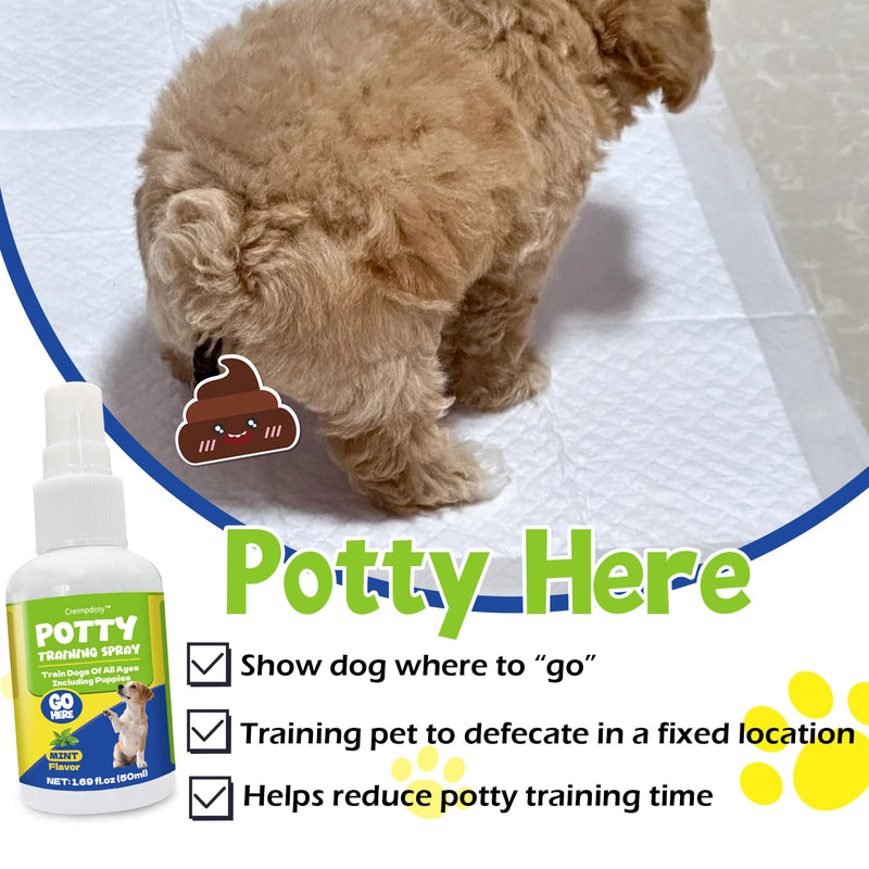 Dog Potty Training Spray Set, Indoor & Outdoor Potty Training for Dogs & Puppies, Stops Urination & Marking, Puppy Essentials, (1.69 fl.oz) 1.69 fl.oz - PawsPlanet Australia