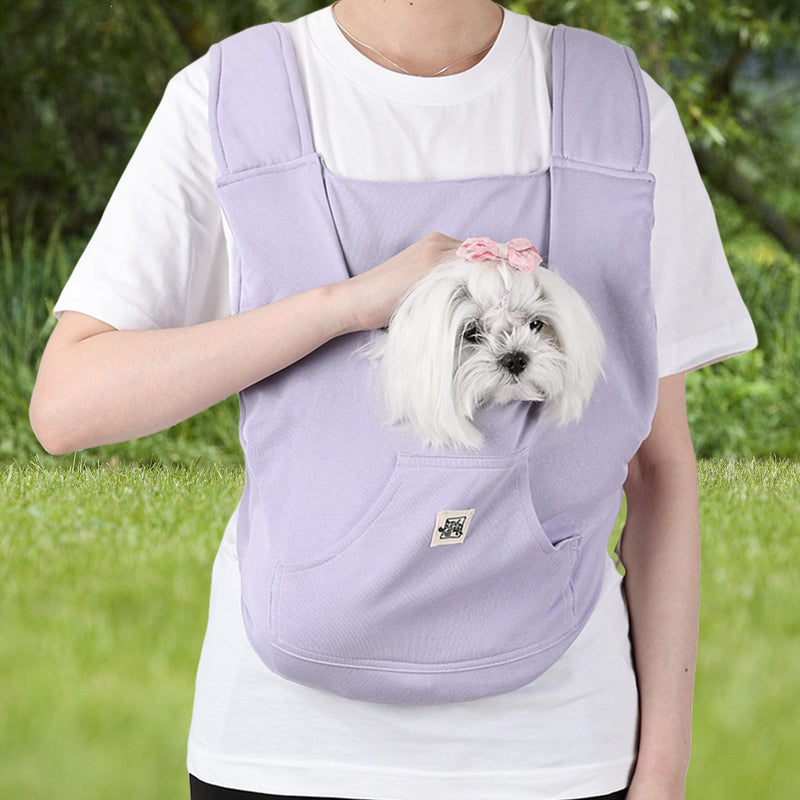 FLAdorepet Pet Carrier Backpack for Extra Small Dog Cat and Rabbit,Yorkie Teacup Chihuahua Front Dog Puppy Carrier Backpack for Traveling Hiking Camping Purple Extra Small Dog(Maximum Weight 6LBS) - PawsPlanet Australia