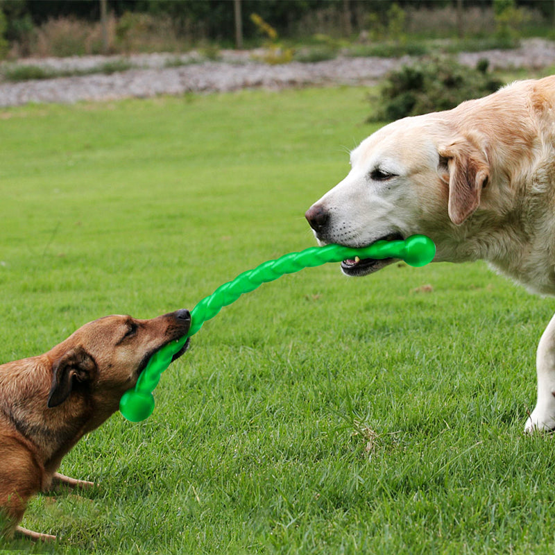 Ycozy Dog Chew Toys 19'' Long for Medium/Large Dogs/Aggressive Chewers Large Breeds, Rubber Dog Rope Toys Knot Teething Toys Almost Indestructible 19''