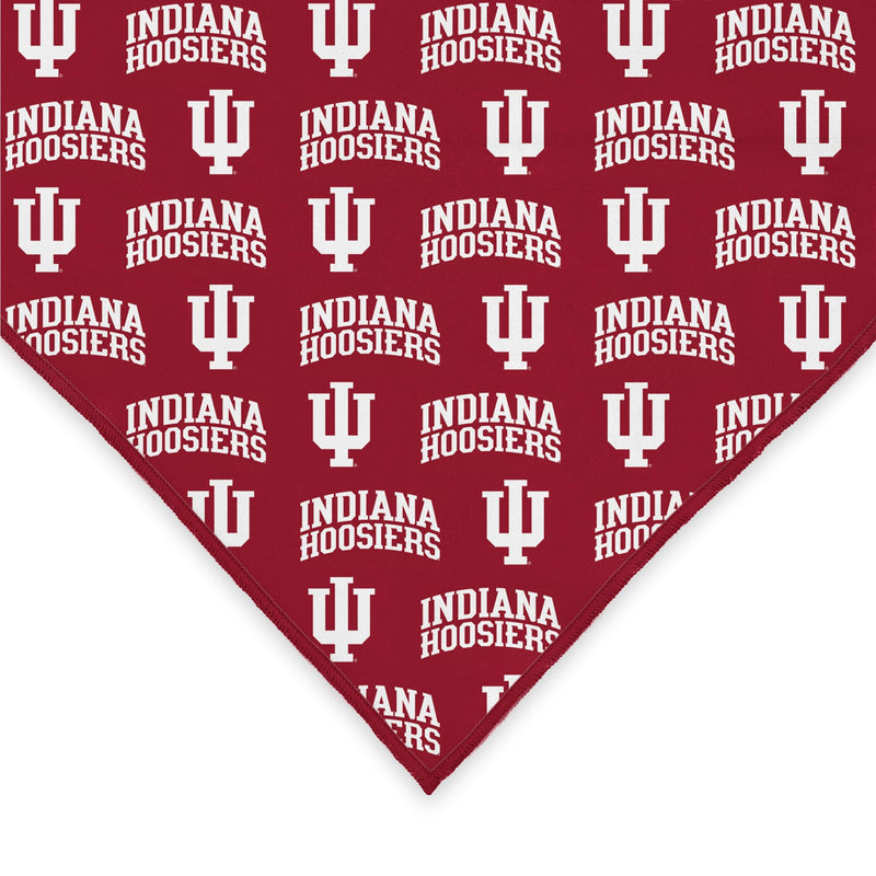 Indiana Hoosiers Officially Licensed Bandana for Dogs & Cats (Small) Small