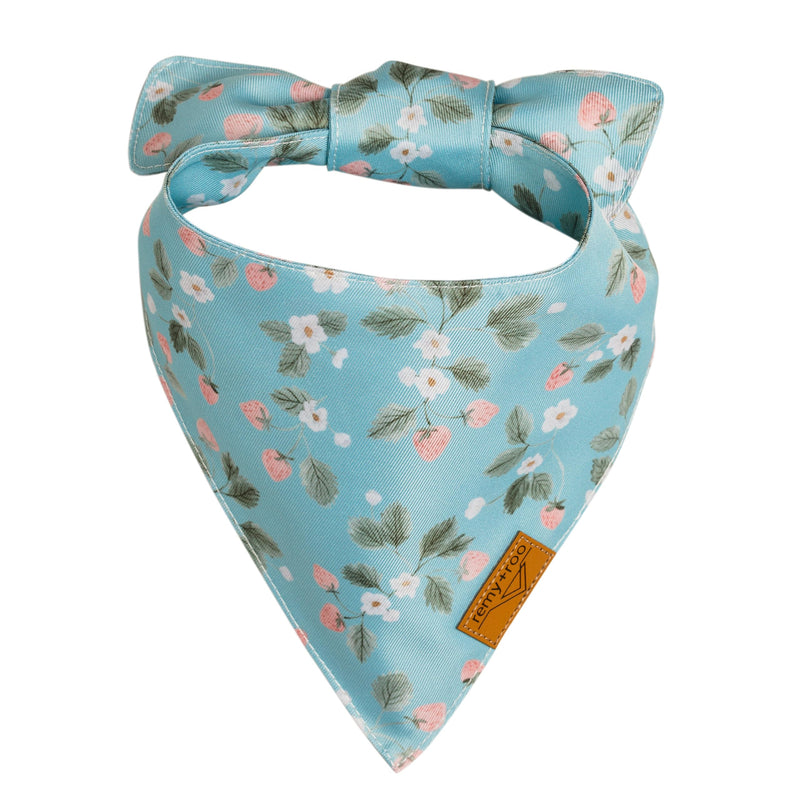 Remy+Roo Summer Dog Bandanas - 4 Pack Meadow Set | Premium Durable Adjustable Polyester Fabric | Patented Girl Dog Bandana Small - PawsPlanet Australia