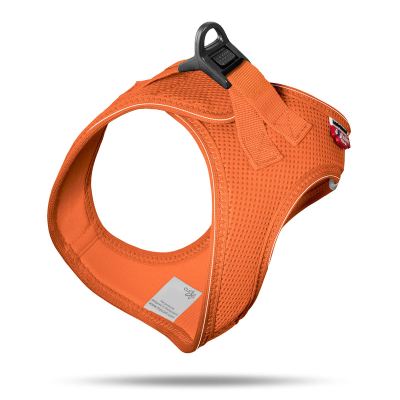 Curli Vest Harness D-Ring Buckle Mandarin M - PawsPlanet Australia
