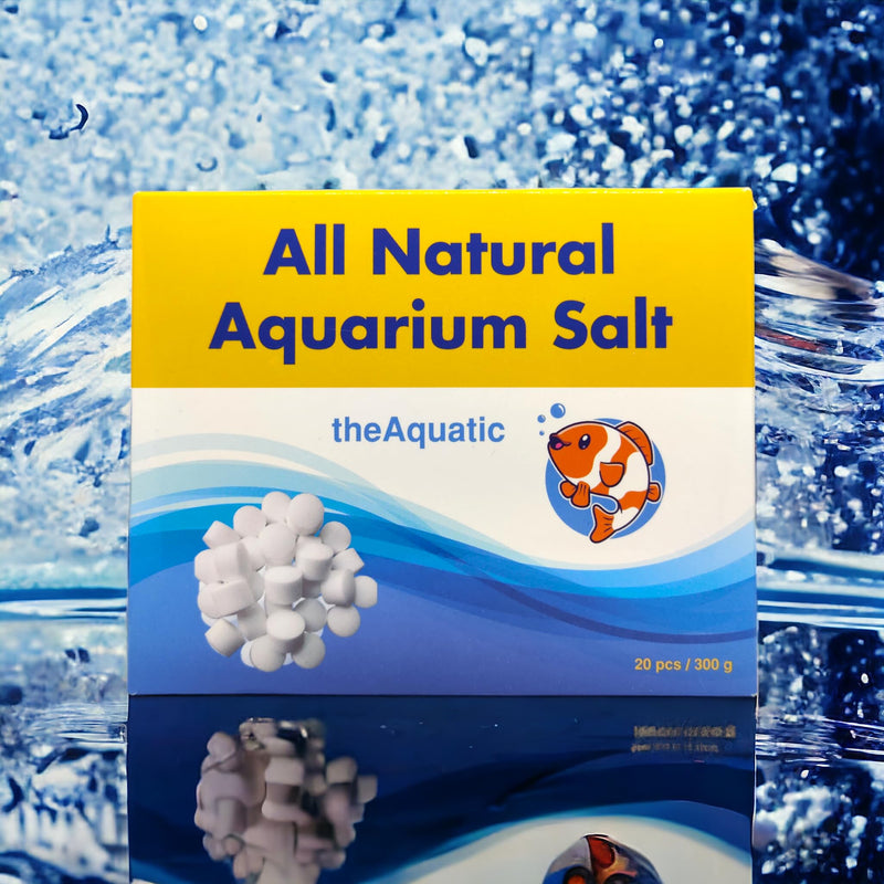Premium Aquarium Salt, Aquarium Salt Freshwater Tablets for Aquarium Water Treatments Essential Supplies (20 Tablets) 20 Tablets - PawsPlanet Australia