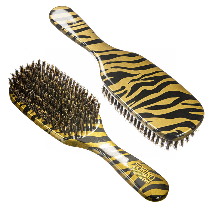 Torino Pro Wave Brush #262-7 Row Medium bristles Shower brush -100% Pure Boar Bristles - Great Workhorse for laying down your 360 Waves - PawsPlanet Australia