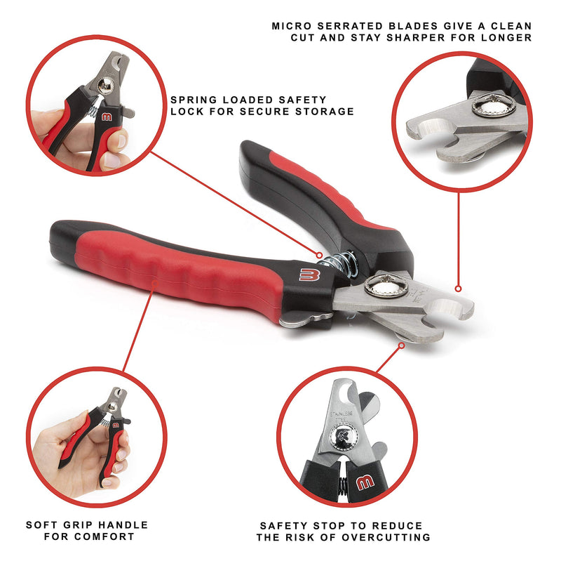 Mikki Dog, Cat Claw and Nail Clipper, Trim, Scissor for Grooming - for Small Pet Breeds - Small zzzz-s - PawsPlanet Australia