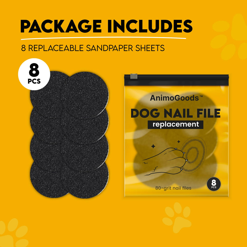 AnimoGoods™ 8 Sandpaper Replacement for Dog Nail File - PawsPlanet Australia