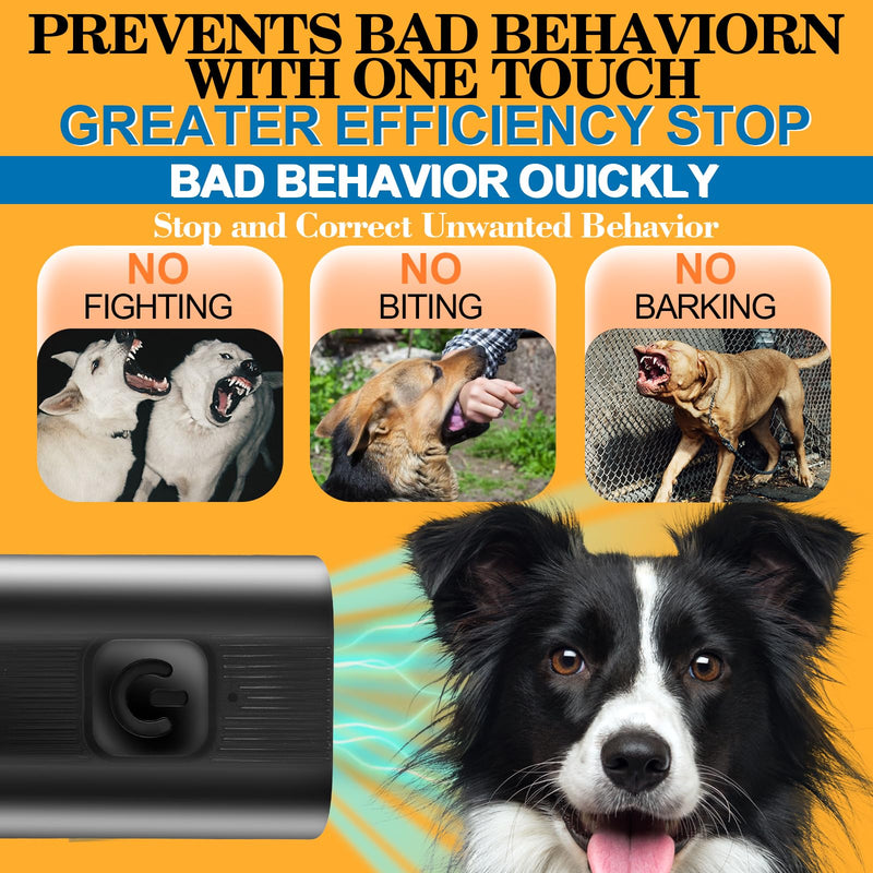 Mini Ultrasonic Dog Bark Deterrent Device - Stop Dog Barking Device for Own or Neighbor's Dog, Rechargeable Anti Barking Dog Trainer Portable Stop Barking Pet Training Tool - PawsPlanet Australia