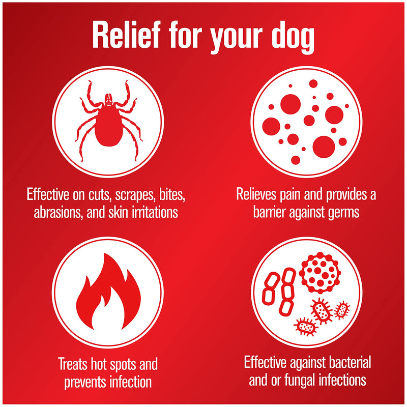 Dog Wound Care Ointment, Relieves Pain & Prevents Infection For Dog Cuts, Scrapes, Bites and Injuries, 2 Ounce - PawsPlanet Australia