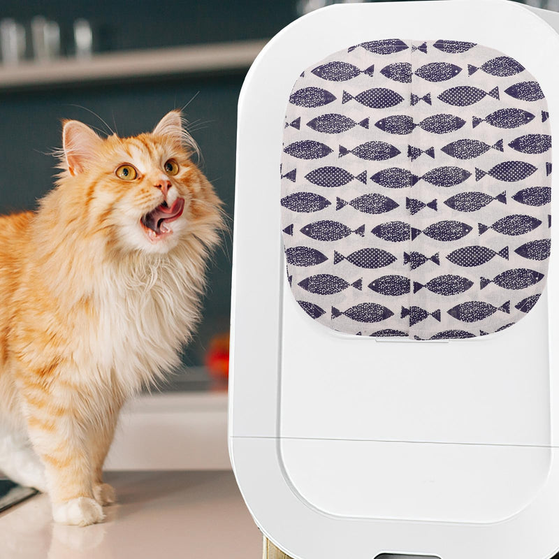 SEWACC Self-Cleaning Cat Litter Box Door Curtain for Automatic Cat Litter Boxes. Easy to Assemble Colorful Door Track for Automatic Cat Litter Boxes.
