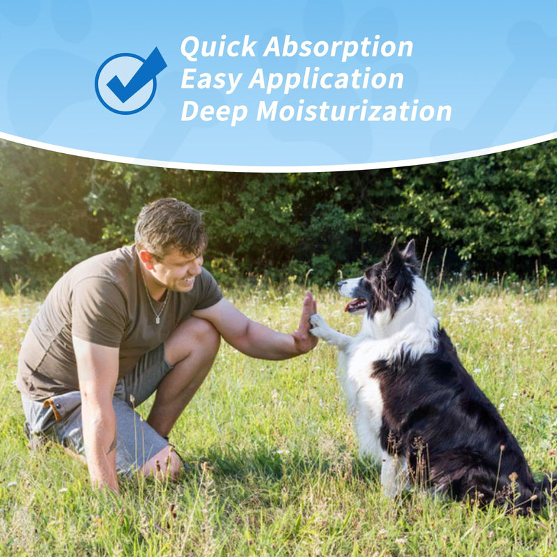 Nourishing Pet Paw Cream– Protects & Heals Dry, Cracked Paws – Natural & Safe for Dogs & Cats 33g milky white - PawsPlanet Australia