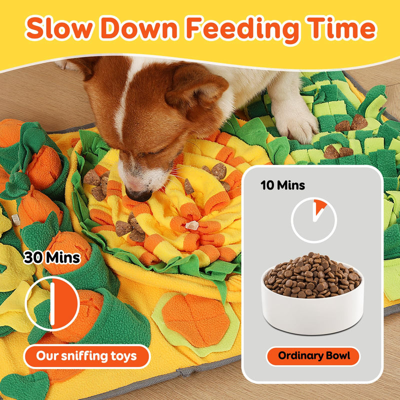 Dog Snuffle Mat for Nosework – Soccer Field Slow Feeder Pad, Washable Enrichment Toy for Medium Dogs Goal Game - PawsPlanet Australia