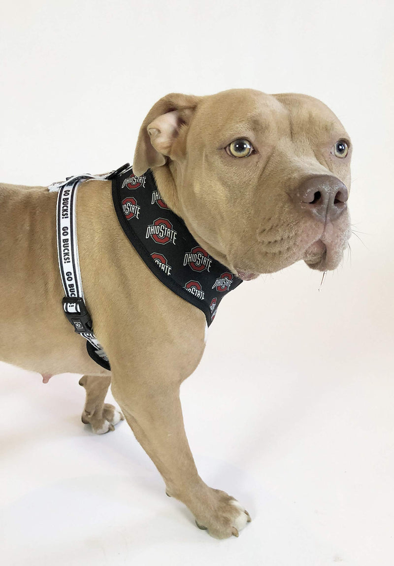 Pronto Petwear Ohio State | OSU Logo Reversible Pet Harness Large - PawsPlanet Australia