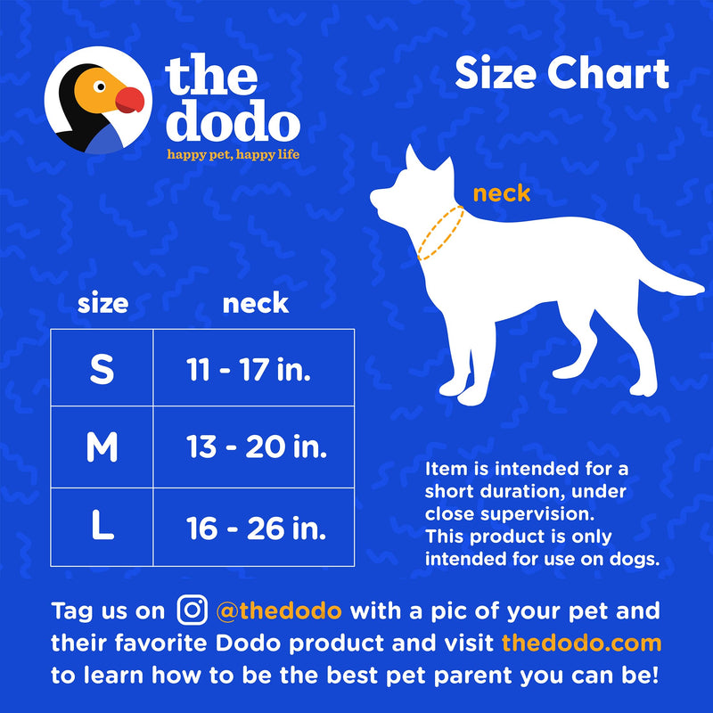 The Dodo All Nylon Yellow Collar and Leash Set - Small; Matching Cute Leash and Collar Set; Waterproof Dog Leash and Collar Set, Perfect for Beach Day or Trips to The Lake - PawsPlanet Australia