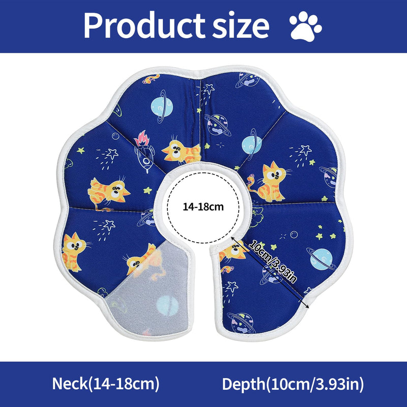 Soft Cat Cones to Stop Licking, 1 PcsCat Donut Collar, Soft Cat Collars, Adjustable Kitten CollarCat Recovery Collars & Cones, Cats Neck Cone After Surgery for Small Animal Cats Kittens Puppies