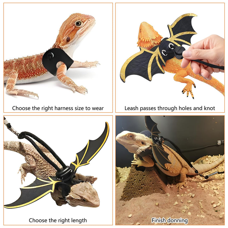 kathson Bearded Dragon Carrier with Harness and Leash Set, Large Reptile Travel Carrier Portable Lizard Backpack Clear Small Animals Carrying Bag for Gecko Hamster Rabbit Hedgehog Kitten (Pink) Pink