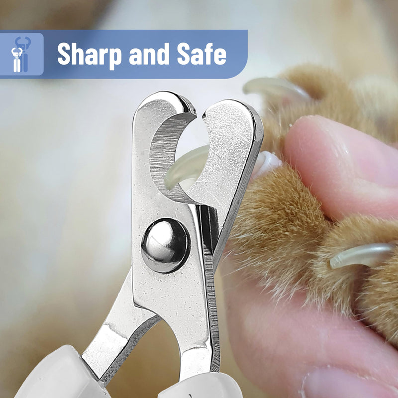 Mr. Pen Cat Nail Trimmer - Sky Blue & Dark Gray, Suitable for Cats & Kittens, Small Dogs - PawsPlanet Australia