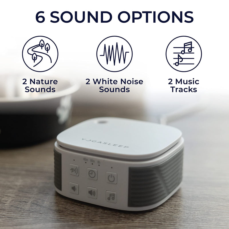 Yogasleep Pawzz Travel White Noise Machine for Dogs & All Pets. Compact Size, Integrated Bark Sensor, 6 Automatic Relaxing Natural Sounds, Keep Pets Calm, Anti-Barking with Training, Noise Canceling - PawsPlanet Australia