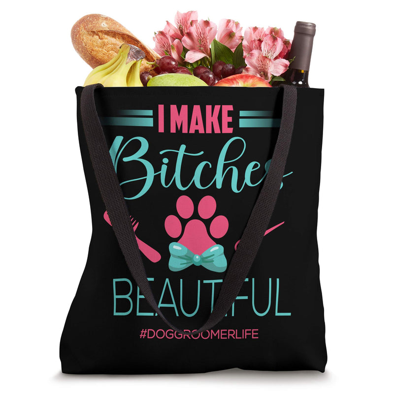 Dog Groomer Bag Dog Grooming Funny Dog Groomer Gift Tote Bag 16 inches - PawsPlanet Australia