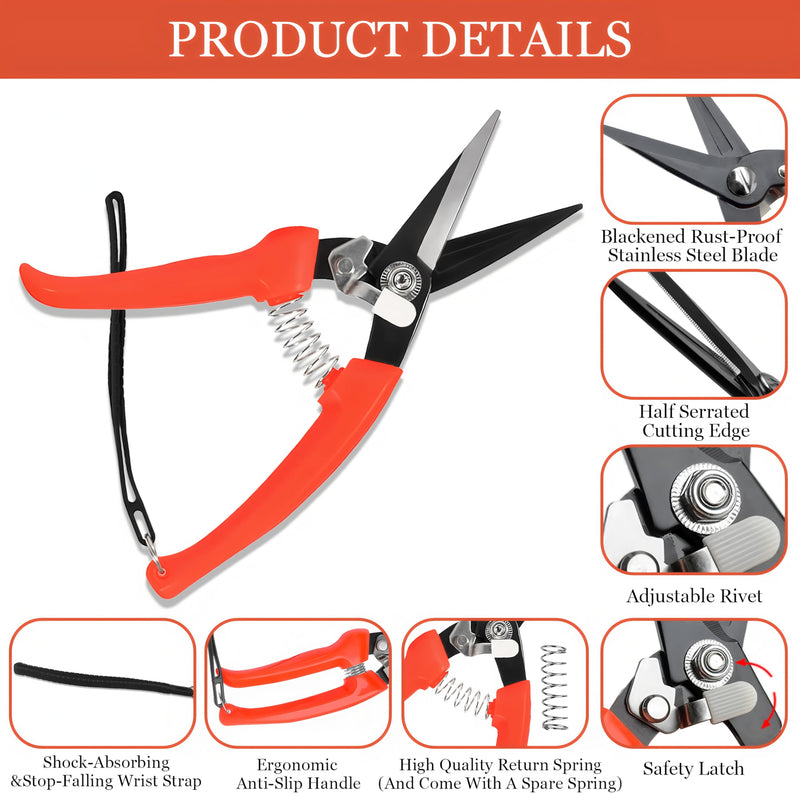 Goat Hoof Trimmers,Professional Hoof Care Trimming Shears Nail Clippers for Sheep,Goats,Alpaca,Lamb,Horse,Pig Hooves Multi-Purpose Pruning Versatile Steel Trimmer for Twig and Floral Scissor Tool - PawsPlanet Australia