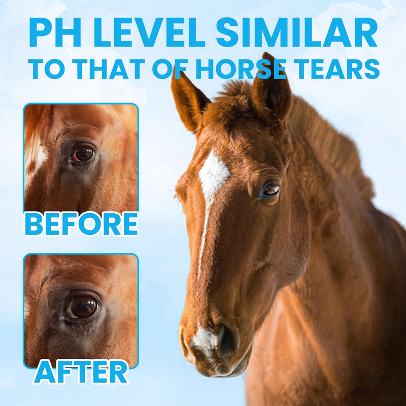 Eye Cleanser 150ml/5 fl.oz for Horses and Ponies Deeply Cleans Foreign Particles Moisturizing Eye Cleanser 1 Bottle - PawsPlanet Australia