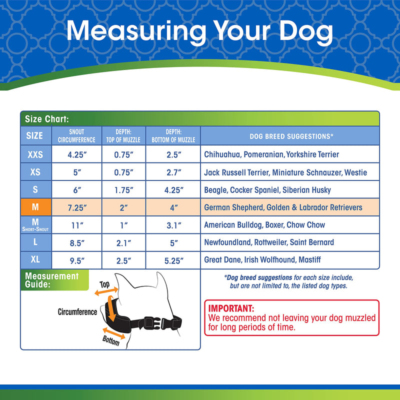 Four Paws Walk-About Quick-Fit Dog Muzzle 3 - Medium 3-Medium - PawsPlanet Australia